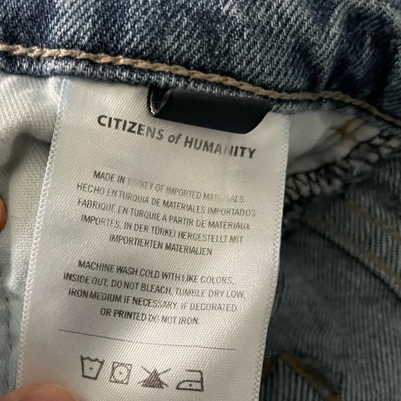 Citizens Of Humanity - Annabelle Cut off Jean Shorts Size 25 - Picture 10 of 11